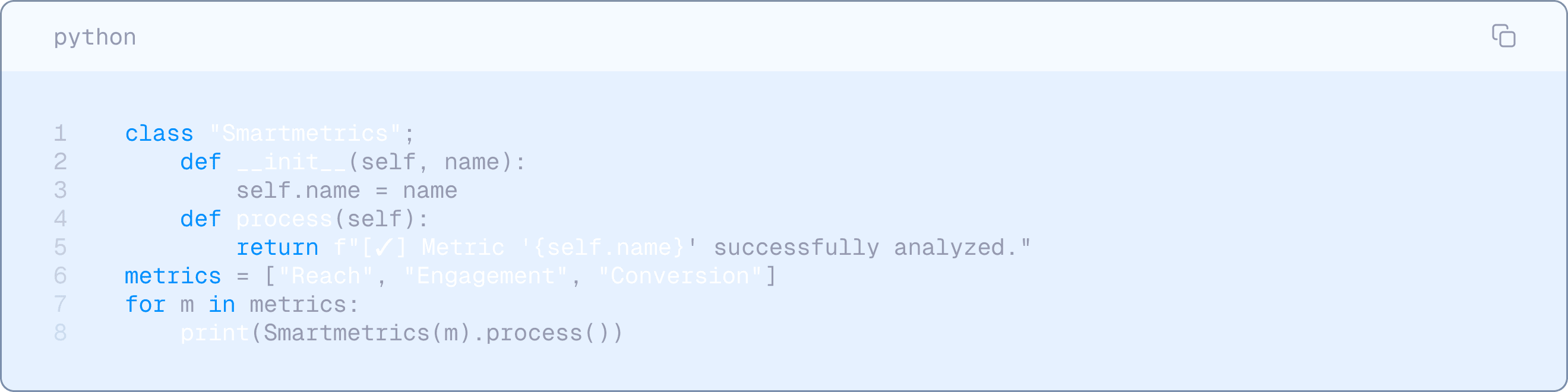 Code and software technology interface